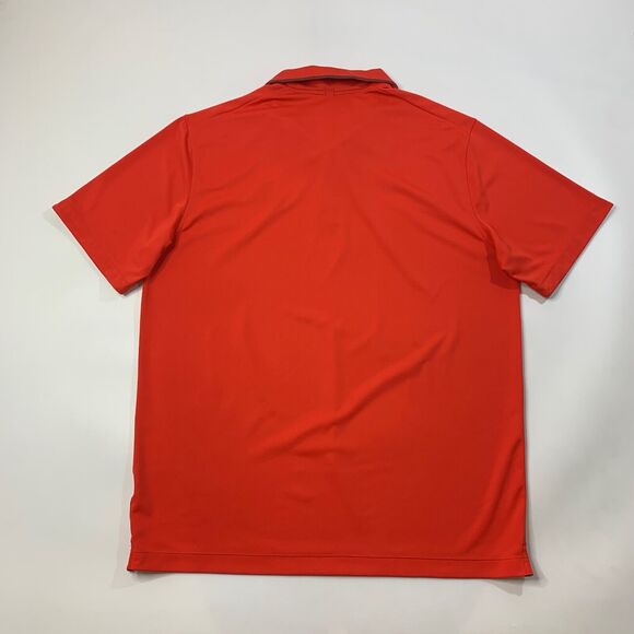 Nike Golf Shirt Mens Extra Large Red Tour Performance Dri Fit Short Sleeve Polo - Picture 7 of 9